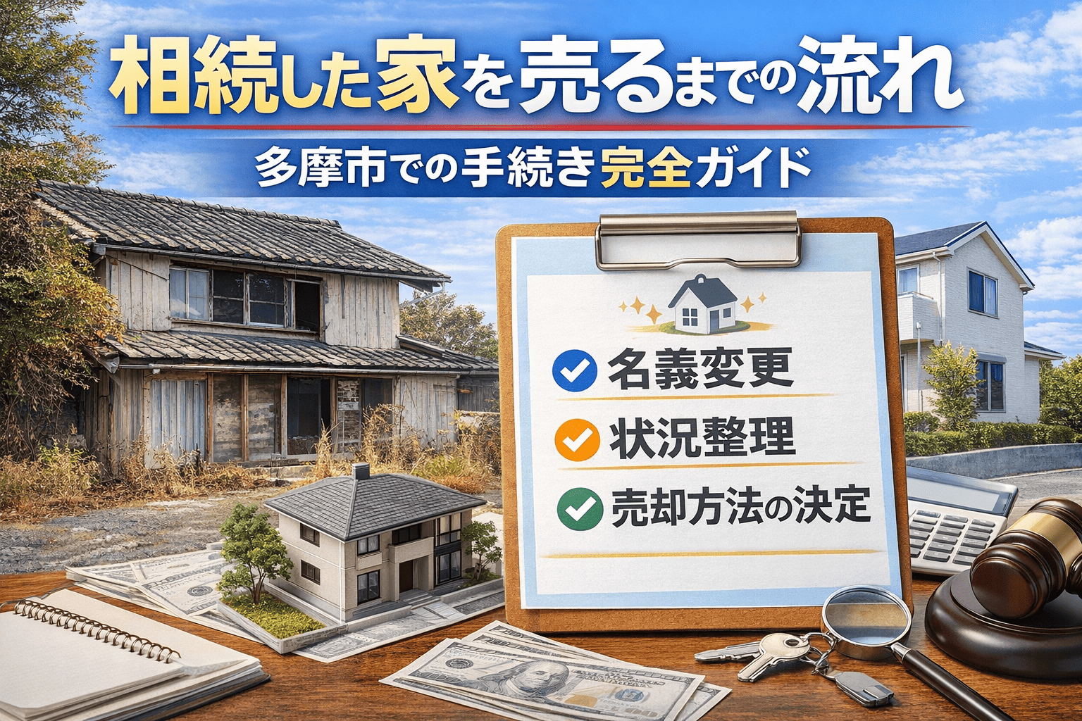 相続した家を売るまでの流れ｜多摩市での手続き完全ガイド