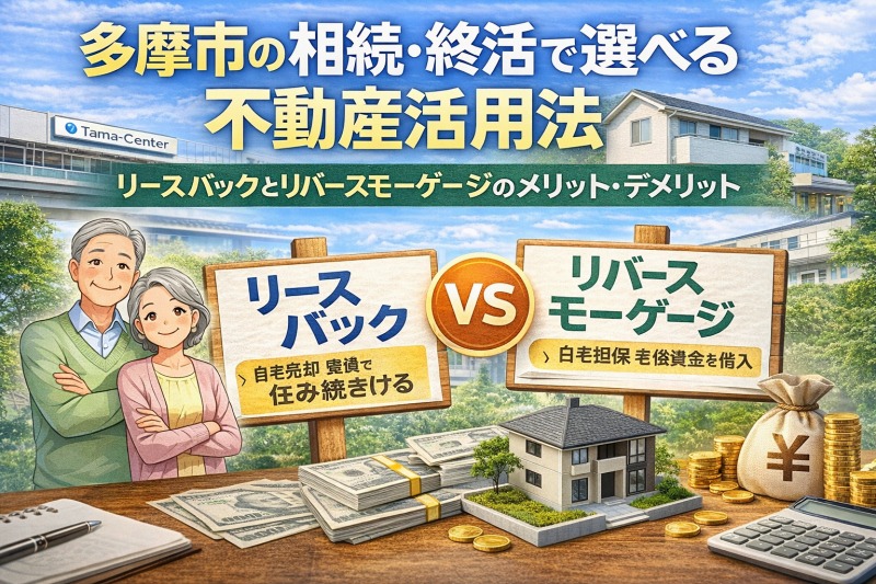 多摩市の相続・終活で選べる不動産活用法