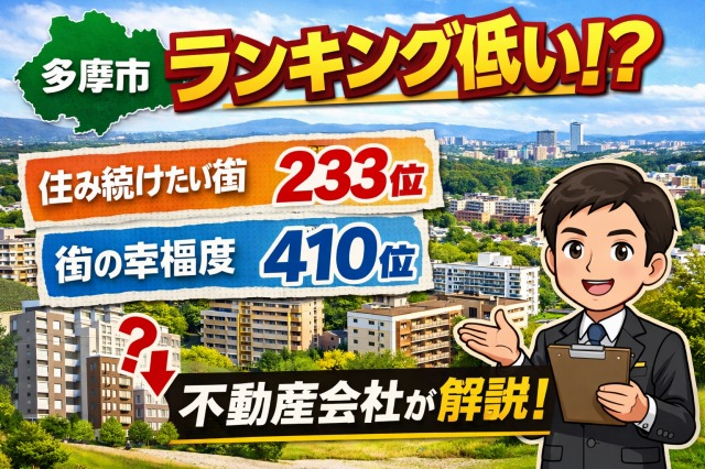 「住み続けたい街ランキング」から見える多摩市の現在地
